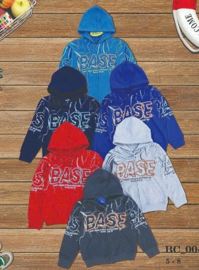 Áo khoác hoodie zip cho bé 