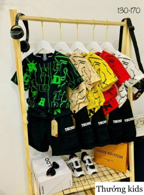 chào set bộ áo tròn cotton